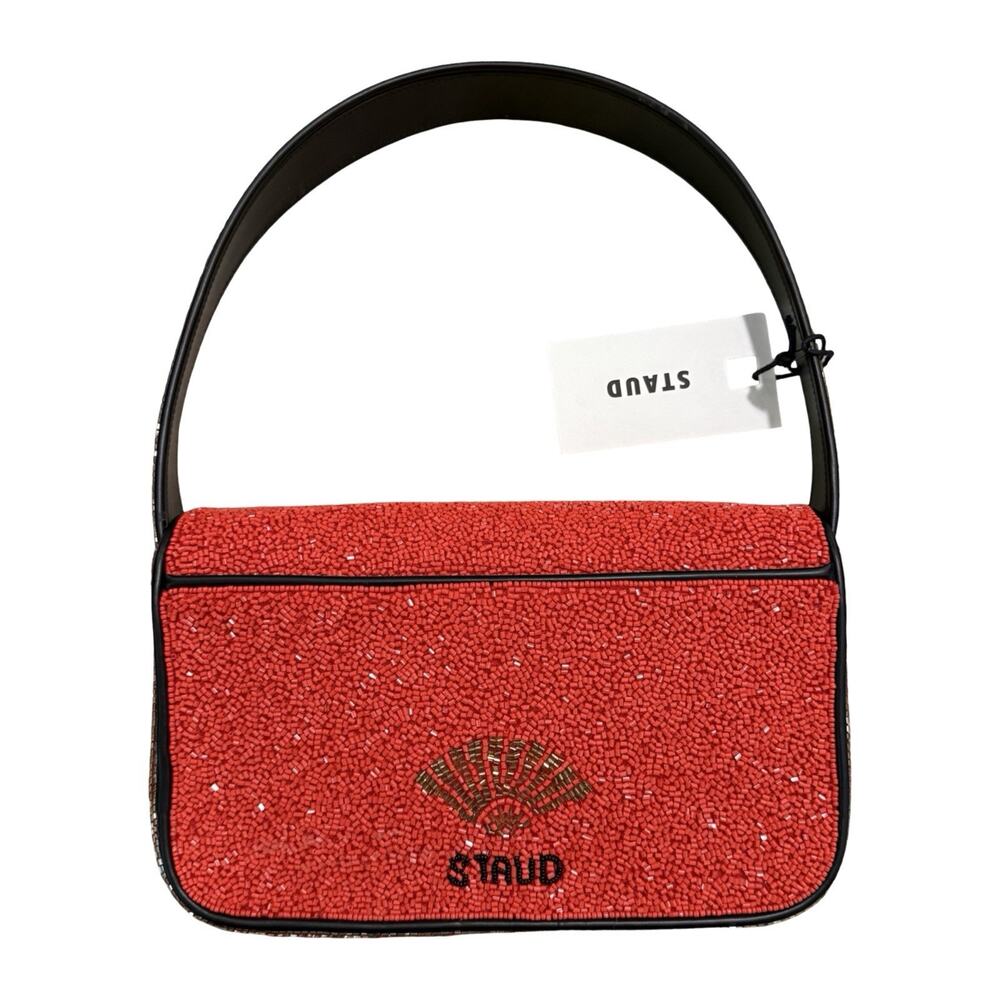 Staud Tommy Bag Purse Year of the Horse Red Black Beaded Limited Run NEW Tags - Picture 9 of 14